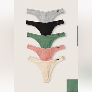 VS 5-pack cotton thong underwear